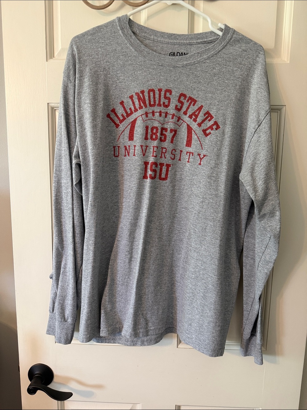 Illinois State Gray Long Sleeve Tee